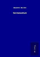 Produktbild: Germanentum