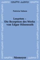 Bild vom Artikel Lesarten - Die Rezeption des Werks von Edgar Hilsenrath vom Autor Patricia Vahsen