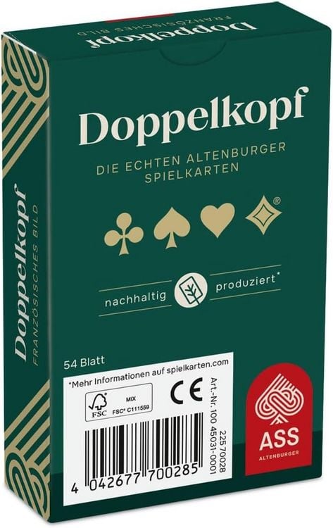 Produktbild: Doppelkopf, franz&ouml;sisches Bild, in Faltschachtel