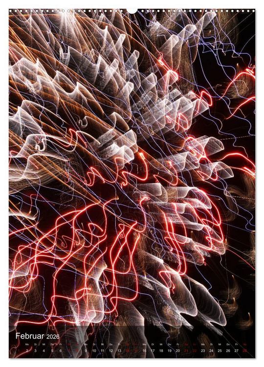 Produktbild: FEUERWERK - Lichtspiele (Wandkalender 2026 DIN A2 hoch), CALVENDO Monatskalender