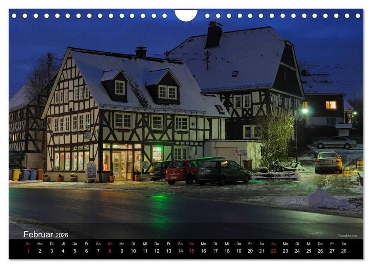 Produktbild: Kreis Siegen-Wittgenstein (Wandkalender 2026 DIN A4 quer), CALVENDO Monatskalender