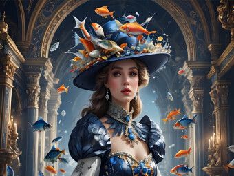 Produktbild: CALVENDO Puzzle Fische 20. Februar - 20. M&auml;rz | 1000 Teile Lege-Gr&ouml;&szlig;e 64x48cm Foto-Puzzle f&uuml;r gl&uuml;ckliche Stunden