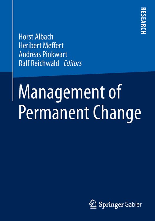 Produktbild: Management of Permanent Change