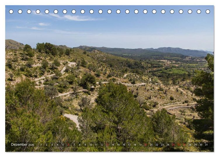 Produktbild: Mallorca: Die sch&ouml;nsten Landschaften f&uuml;r Rennradfahrer (Tischkalender 2026 DIN A5 quer), CALVENDO Monatskalender