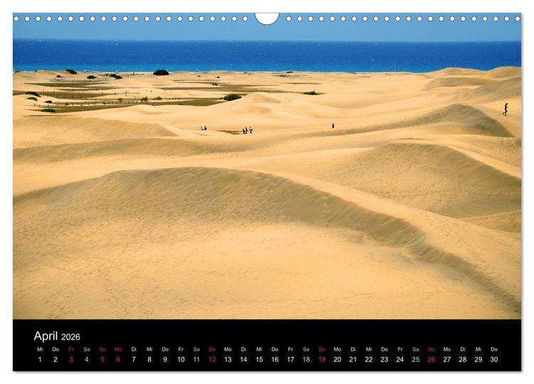 Produktbild: GRAN CANARIA/D&uuml;nen von Maspalomas (Wandkalender 2026 DIN A3 quer), CALVENDO Monatskalender