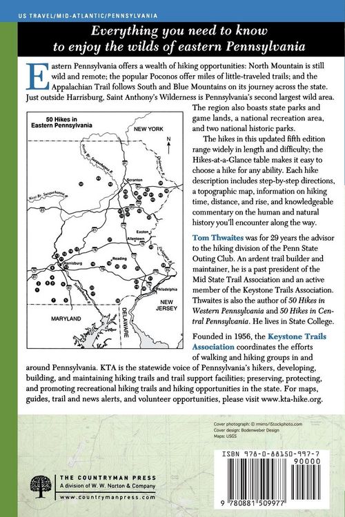Produktbild: Explorer's Guide 50 Hikes in Eastern Pennsylvania