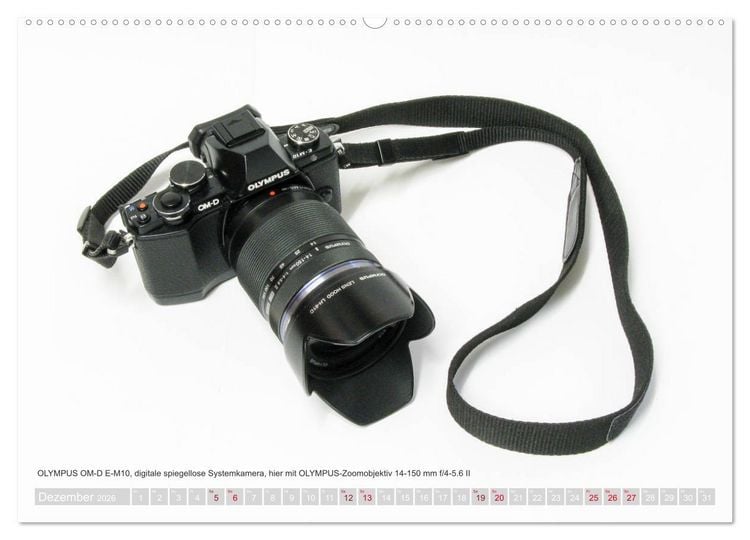 Produktbild: Alte und nicht ganz so alte Fotoapparate (hochwertiger Premium Wandkalender 2026 DIN A2 quer), Kunstdruck in Hochglanz