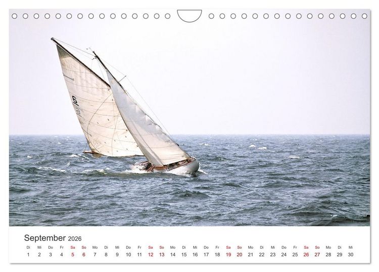 Produktbild: Segeln - Kurs aufs offene Meer. (Wandkalender 2026 DIN A4 quer), CALVENDO Monatskalender