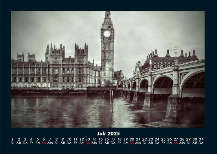 Produktbild: London 2025 Fotokalender DIN A4