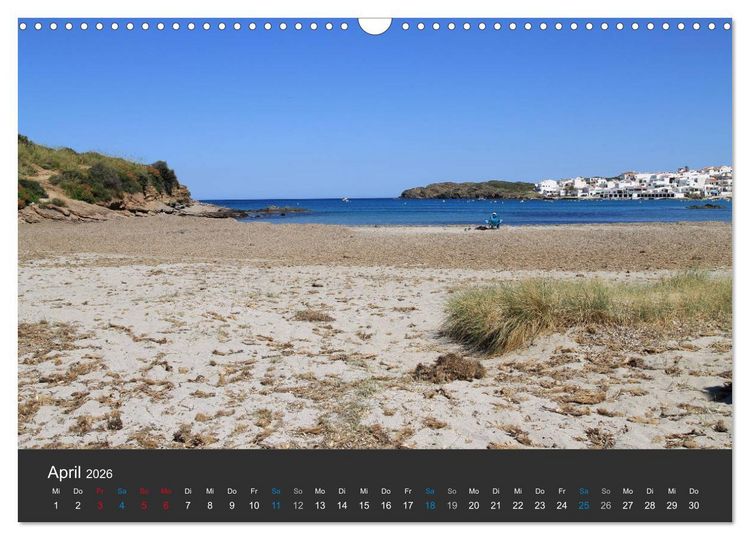 Produktbild: Menorcas unber&uuml;hrte Natur (Wandkalender 2026 DIN A3 quer), CALVENDO Monatskalender