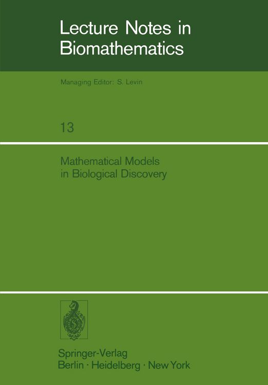 Produktbild: Mathematical Models in Biological Discovery