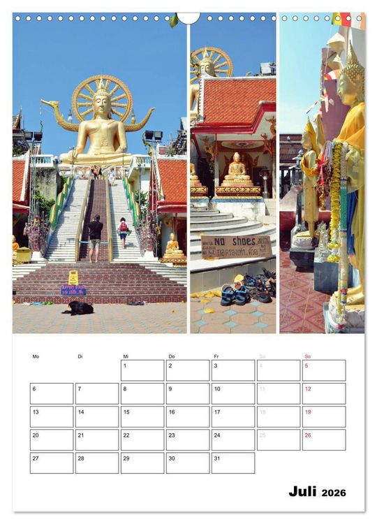 Produktbild: Das bunte Leben in Thailand (Wandkalender 2026 DIN A3 hoch), CALVENDO Monatskalender