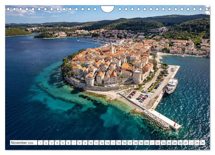 Produktbild: Kroatien - Korcula (Wandkalender 2026 DIN A4 quer), CALVENDO Monatskalender