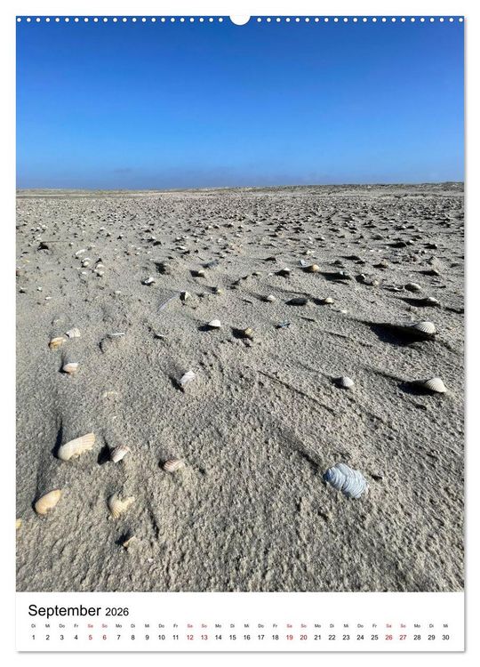 Produktbild: Strand der Sehnsucht - Sankt Peter-Ording (Wandkalender 2026 DIN A2 hoch), CALVENDO Monatskalender