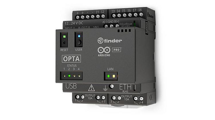 Produktbild: Arduino Opta WiFi AFX00002 SPS-Kommunikationsmodul 12 V/DC, 24 V/DC