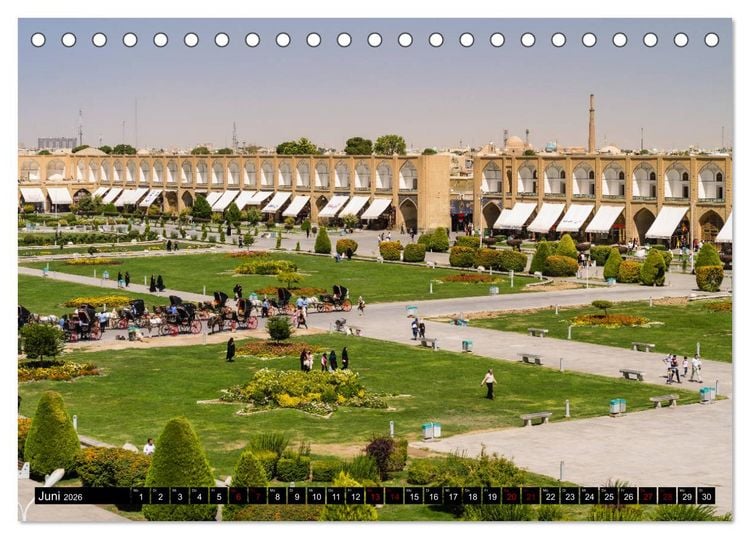 Produktbild: Iran - Persische Impressionen (Tischkalender 2026 DIN A5 quer), CALVENDO Monatskalender