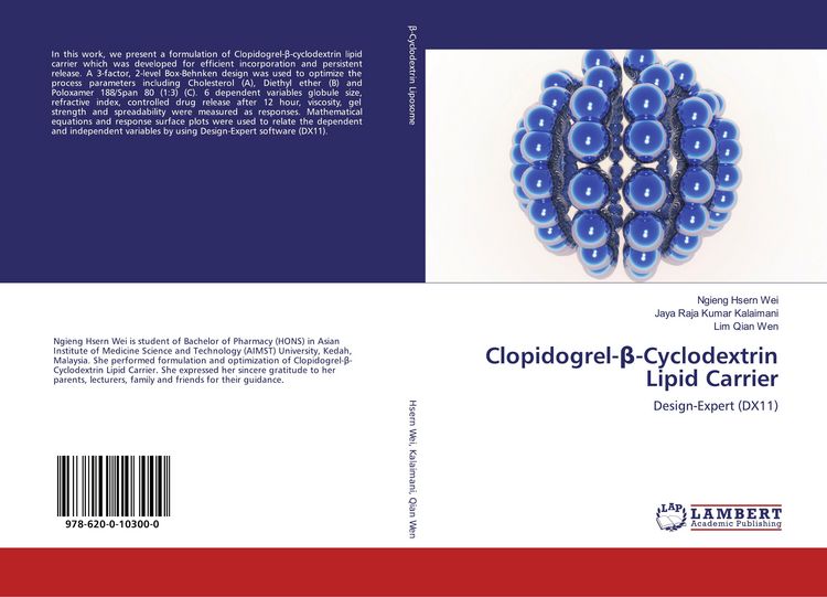 Produktbild: Clopidogrel-&iquest;-Cyclodextrin Lipid Carrier