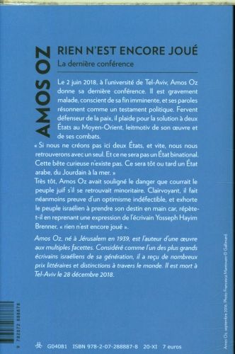 Produktbild: Rien n'est encore jou&eacute; : la derni&egrave;re conf&eacute;rence