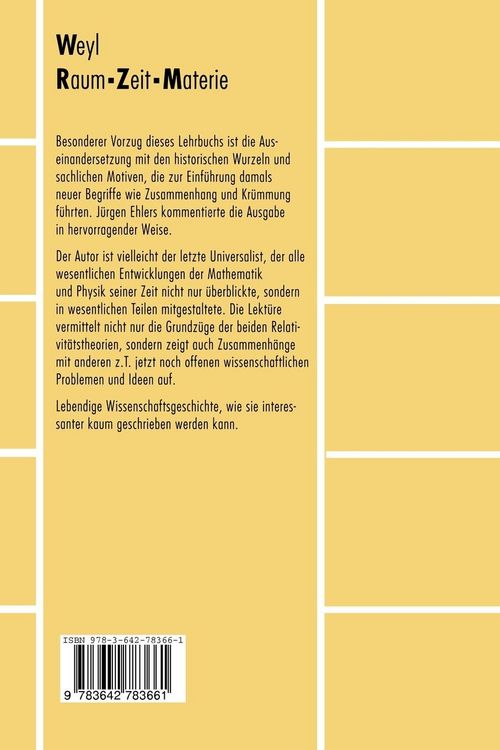 Produktbild: Raum, Zeit, Materie