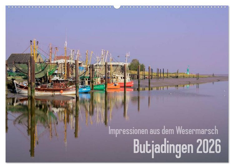 Produktbild: Impressionen aus dem Wesermarsch - Butjadingen 2026 (Wandkalender 2026 DIN A2 quer), CALVENDO Monatskalender
