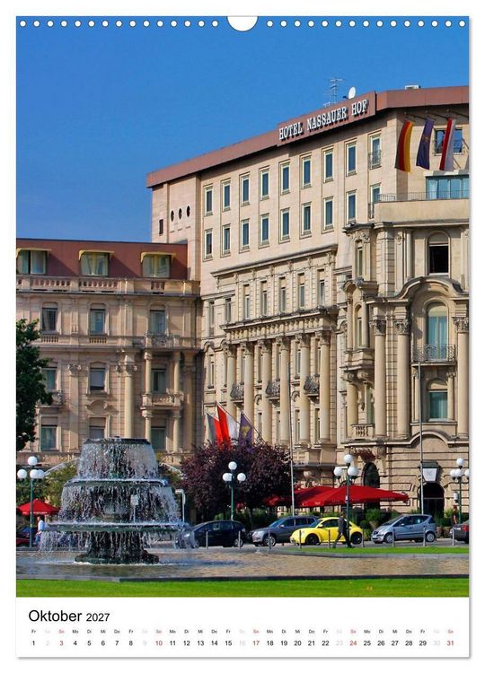 Produktbild: Wiesbaden Kalender 2027 Bilder vom Frankfurter Taxifahrer Petrus (Wandkalender 2027 DIN A3 hoch), CALVENDO Monatskalender