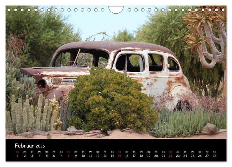 Produktbild: Faszination Namibia - Oldtimer mal anders (Wandkalender 2026 DIN A4 quer), CALVENDO Monatskalender