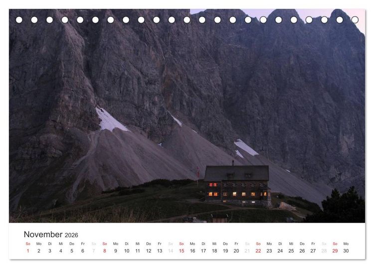 Produktbild: Bergwelten - Vom Voralpenland zu den Zentralalpen (Tischkalender 2026 DIN A5 quer), CALVENDO Monatskalender