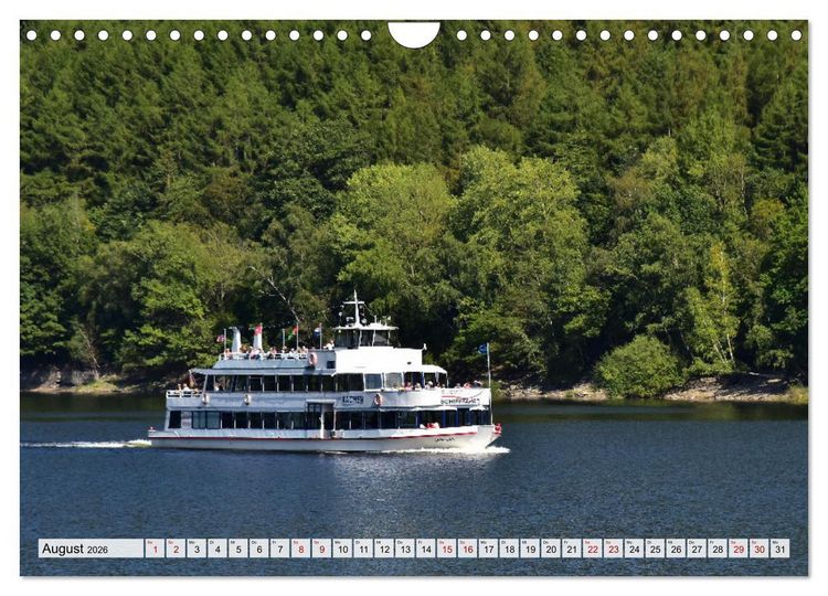 Produktbild: Rurberg und Woffelsbach - Leben wo andere Urlaub machen, in der Eifel (Wandkalender 2026 DIN A4 quer), CALVENDO Monatskalender