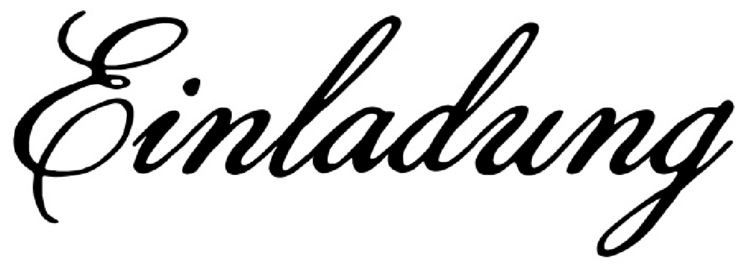 Produktbild: Stempel Einladung III