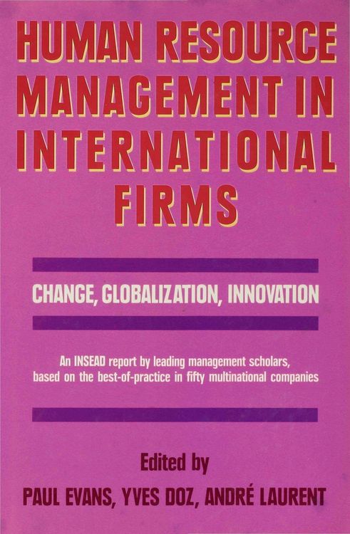 Produktbild: Human Resource Management in International Firms