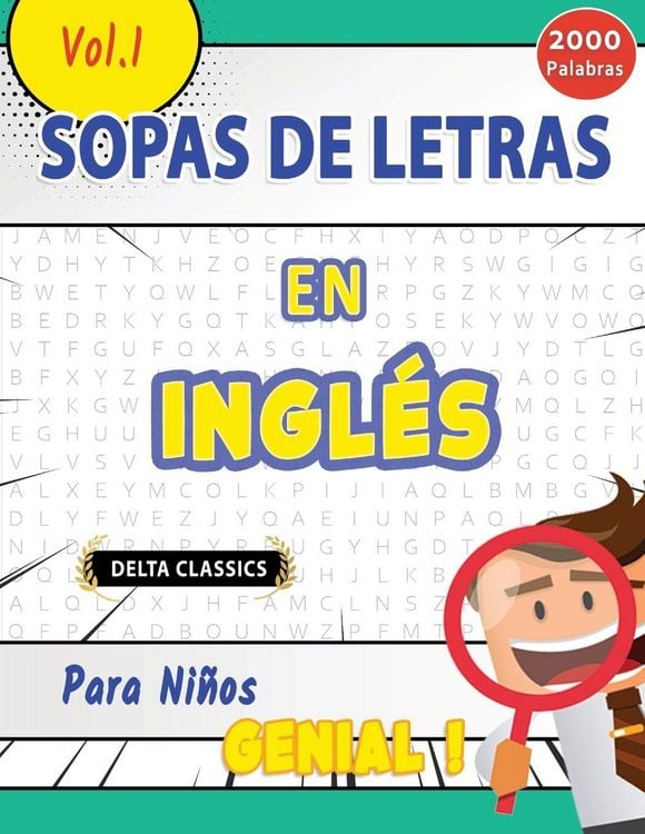 Produktbild: Sopa De Letras En Ingl&eacute;s Para Ni&ntilde;os - Genial! Vol.1 - Delta Classics