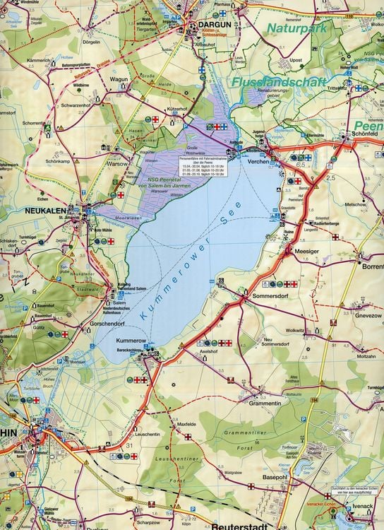 Produktbild: Fahrradkarte Mecklenburgische Schweiz 1:75 000