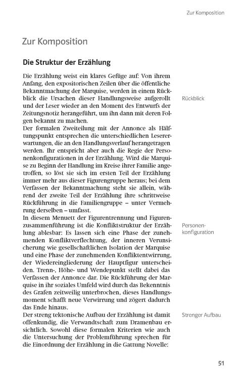 Produktbild: Lekt&uuml;rehilfen Heinrich von Kleist "Die Marquise von O.../Das Erdbeben in Chili"