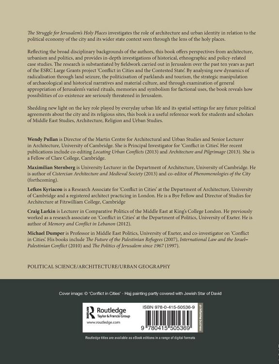 Produktbild: The Struggle for Jerusalem's Holy Places