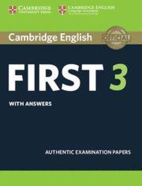 Produktbild: Cambridge English First 3 Student's Book with Answers