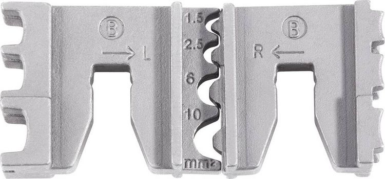 Produktbild: TOOLCRAFT 2-i-1 818644 Crimpzange Isolierte Flachstecker, Kabelschuhe, Sto&szlig;verbinder 0.5 bis 10 mm&sup2;