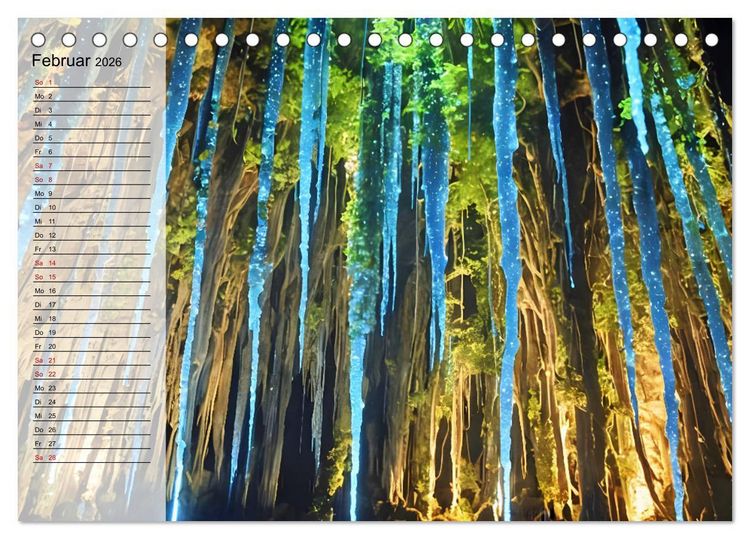 Produktbild: Magische Momente mit Naturspektakeln (Tischkalender 2026 DIN A5 quer), CALVENDO Monatskalender