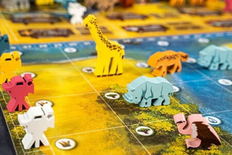 Produktbild: Kobold Spieleverlag 1027487 - Wilde Serengeti, Familienspiel