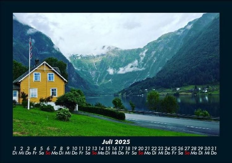 Produktbild: Bergige Welten 2025 Fotokalender DIN A5