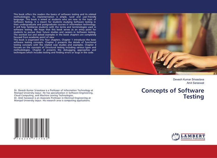 Produktbild: Concepts of Software Testing