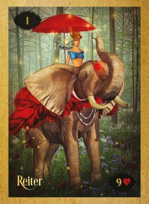 Produktbild: Lenormand of Enchantment - Zauberhafte Orakelkarten im Fantasy-Style