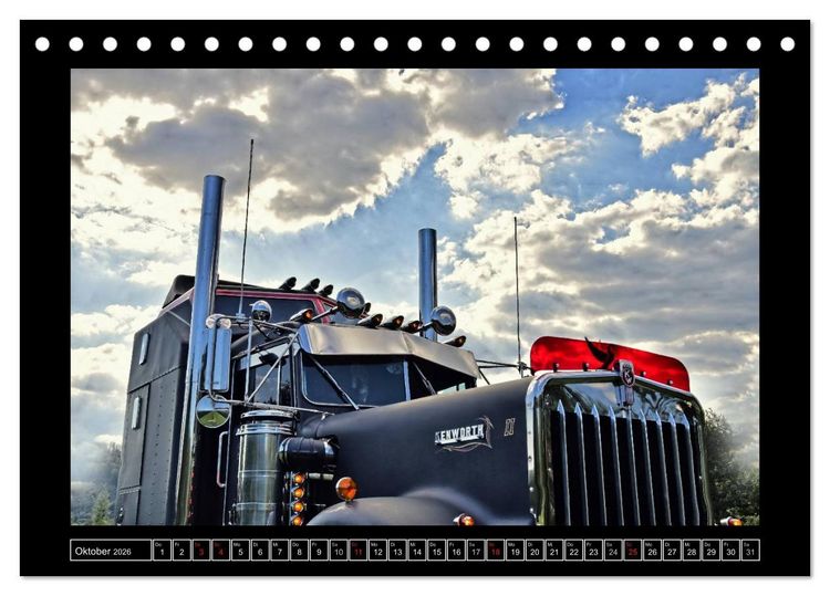 Produktbild: Kenworth W900A EXTHD (Tischkalender 2026 DIN A5 quer), CALVENDO Monatskalender