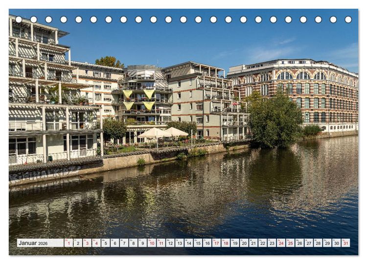 Produktbild: Sachsen - Leipzig (Tischkalender 2026 DIN A5 quer), CALVENDO Monatskalender