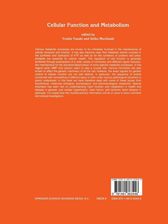 Produktbild: Cellular Function and Metabolism