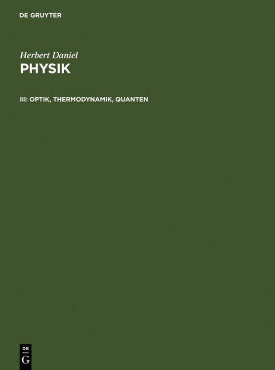 Produktbild: Optik, Thermodynamik, Quanten