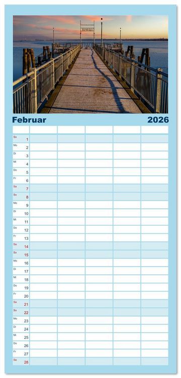 Produktbild: Familienplaner 2026 - Wismar - Die Ostseeperle unter den deutschen Hansest&auml;dten mit 5 Spalten (Wandkalender, 21 x 45 cm) CALVENDO