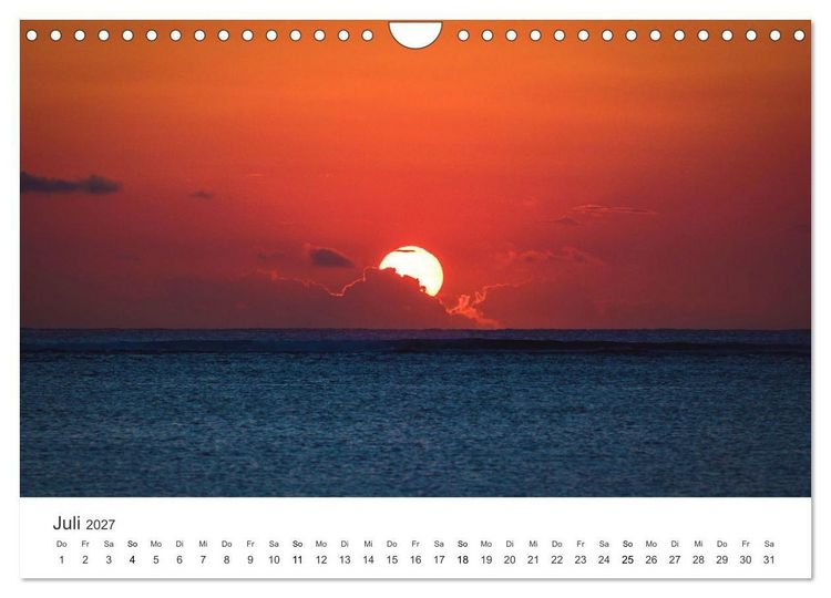 Produktbild: Traumhaftes Mauritius (Wandkalender 2027 DIN A4 quer), CALVENDO Monatskalender