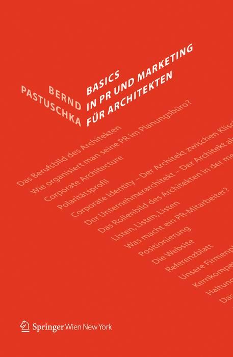Produktbild: Basics in PR und Marketing f&uuml;r Architekten