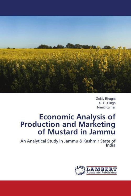 Produktbild: Economic Analysis of Production and Marketing of Mustard in Jammu