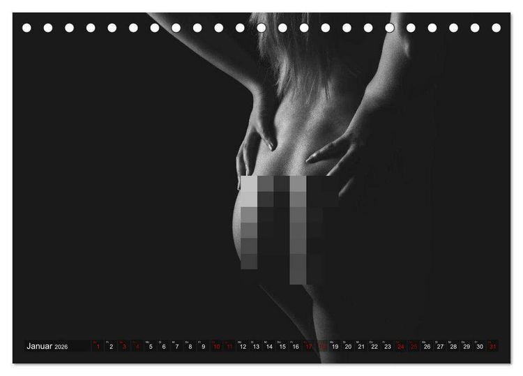 Produktbild: Sensual Secrets (Tischkalender 2026 DIN A5 quer), CALVENDO Monatskalender